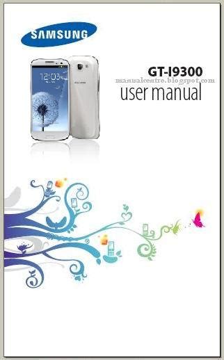 samsung galaxy 3 user manual.